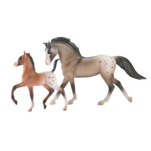 View Item Breyer Stablemates 5921 Appaloosa Bay Horse & Foal